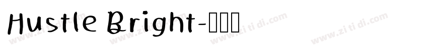 Hustle Bright字体转换